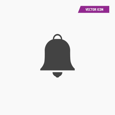 Çan simgesi vektörü, Alarm, servis handbell işareti