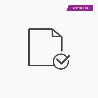 Boş belge simgesi çizimi yalıtılmış 
