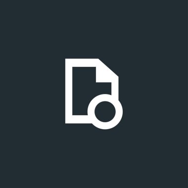 Cd simgesi olan belge. beyaz kenar boşlukları.