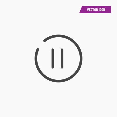 Yükleme çemberinin içindeki medya oynatma simgesi. 