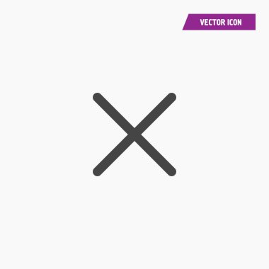Satır yanlış işareti, yanlış, simge yok.