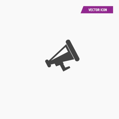Siyah hoparlör simgesi vektör.