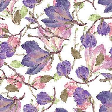 parlak renklerde çizimli çiçek baskı.