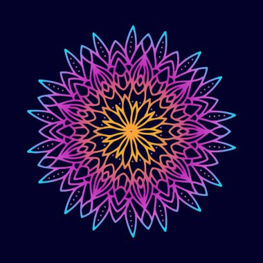 Tasarım şablonu için dekoratif çizgi sanat çerçeveleri.