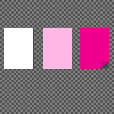 Farklı renkli A4 yaprak not kağıtları 