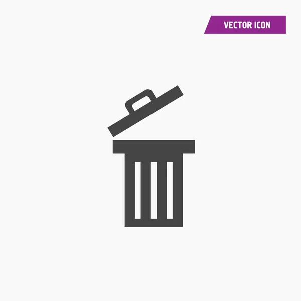 Иллюстрация мусорного ведра . — стоковый вектор
