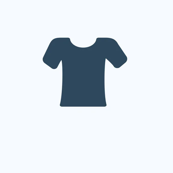 Icono camiseta ilustración símbolo de signo vectorial aislado — Vector de stock