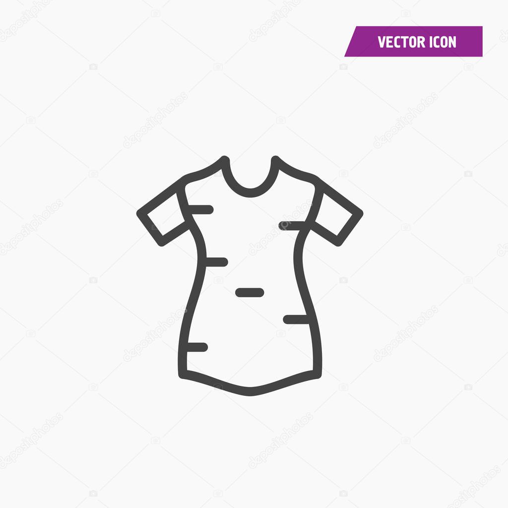 Woman t-shirt icon illustration isolated vector sign symbol