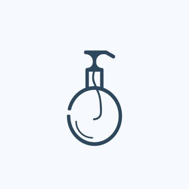 Parfüm simge illüstrasyon izole işareti sembol vektör