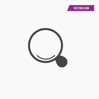 Ayna simgesi illüstrasyon izole vektör işareti simgesi