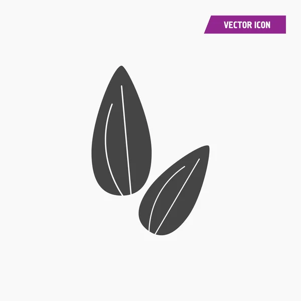 Vector de icono de semilla germinada . — Vector de stock