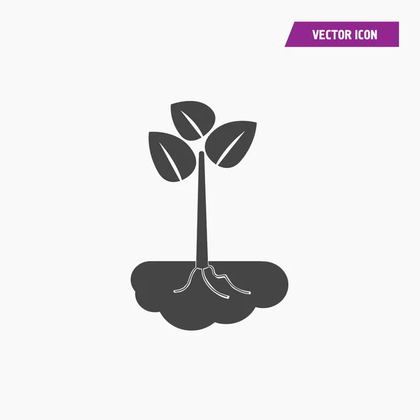 Icono de línea- Sprout ilustración símbolo de signo vectorial aislado — Vector de stock