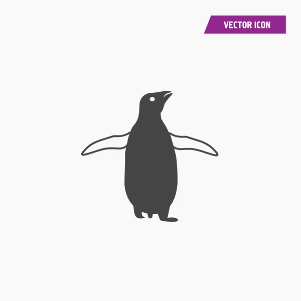 Icono de pingüino ilustración símbolo de signo de vector aislado — Vector de stock