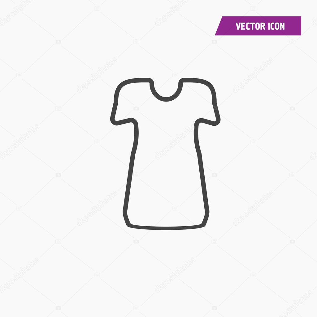 Woman t-shirt icon illustration isolated vector sign symbol