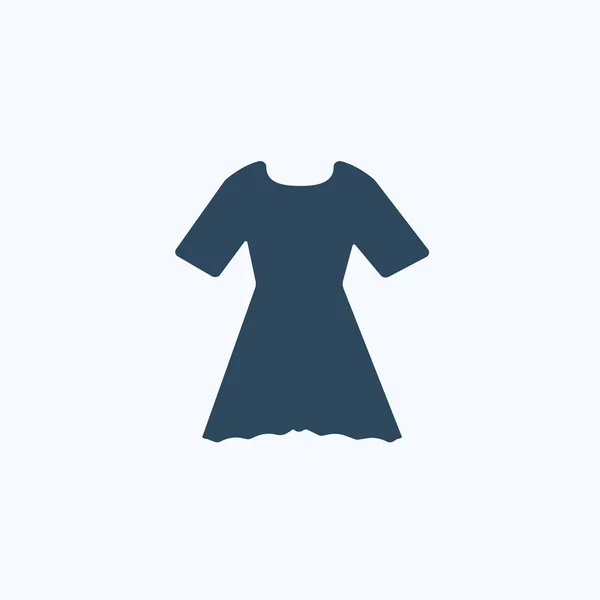 Mujer camiseta icono ilustración símbolo de signo de vector aislado — Archivo Imágenes Vectoriales