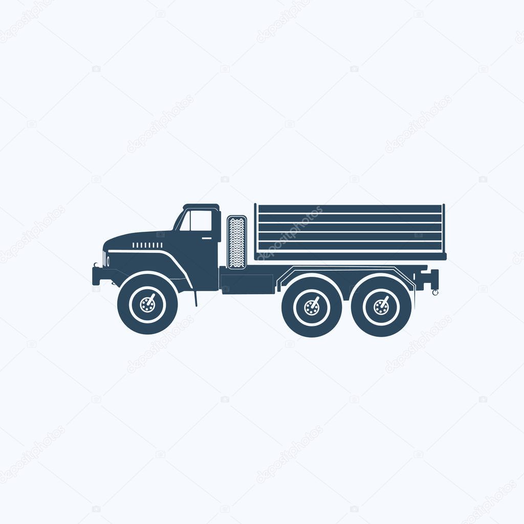 Truck icon illustration isolated vector sign symbol