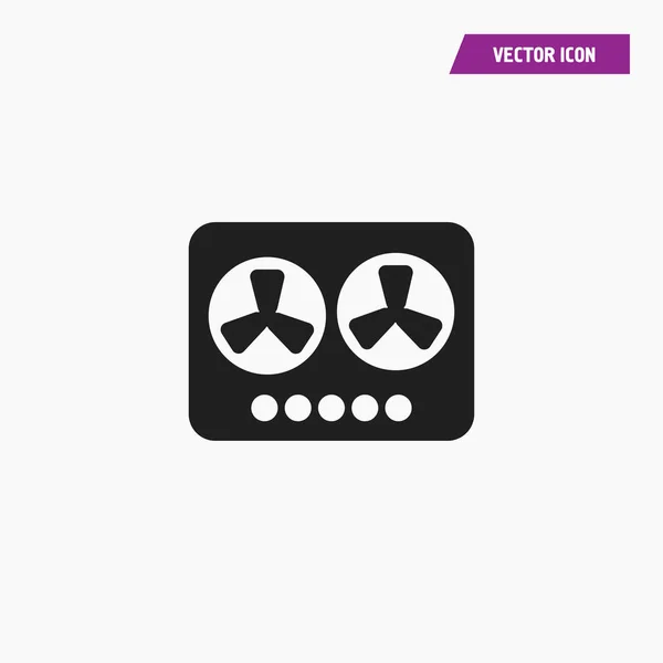 Grabadora de cinta icono ilustración símbolo de signo vectorial aislado — Vector de stock