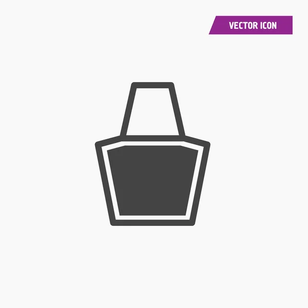 Perfume de mujer diseño plano ilustración símbolo de signo vectorial aislado — Vector de stock