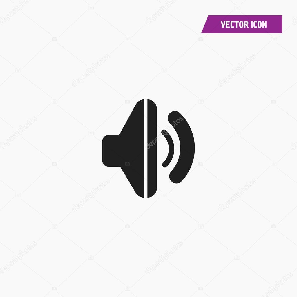 Volume sound icon vector illustration isolated vector sign symbol