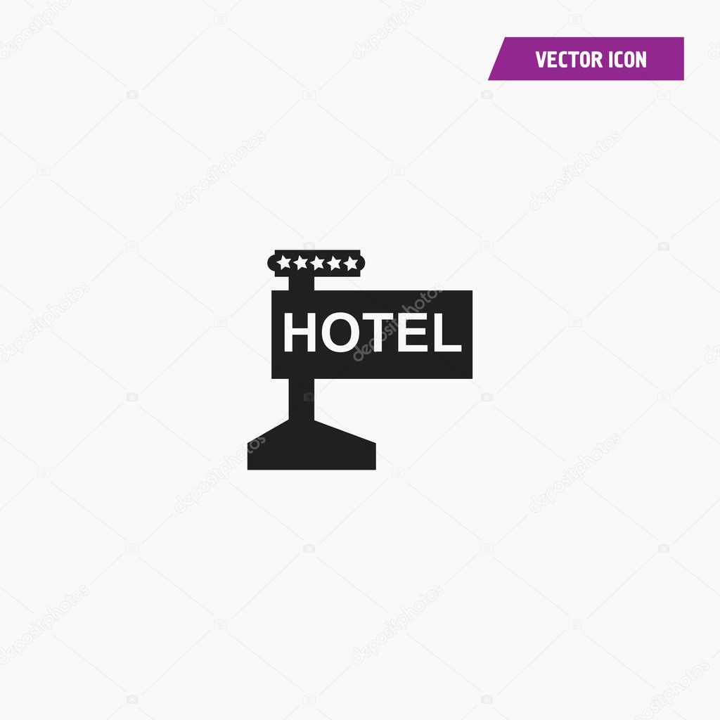 hotel icon illustration isolated vector sign symbol