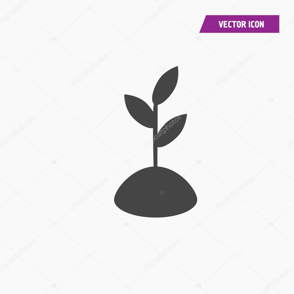 Line icon- Sprout illustration isolated vector sign symbol