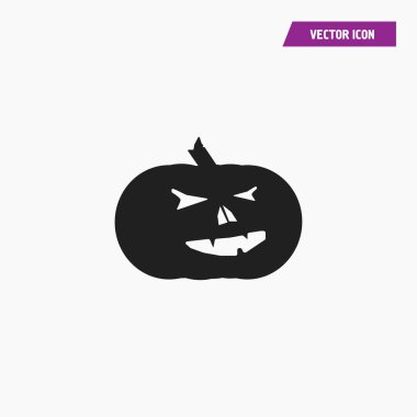 Halloween kabak illüstrasyon izole işareti sembol simge vektör
