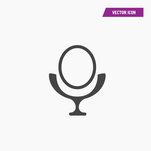 Icono de espejo ilustración símbolo de signo de vector aislado — Vector de stock
