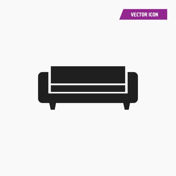 Sofá icono ilustración símbolo de signo vectorial aislado — Vector de stock