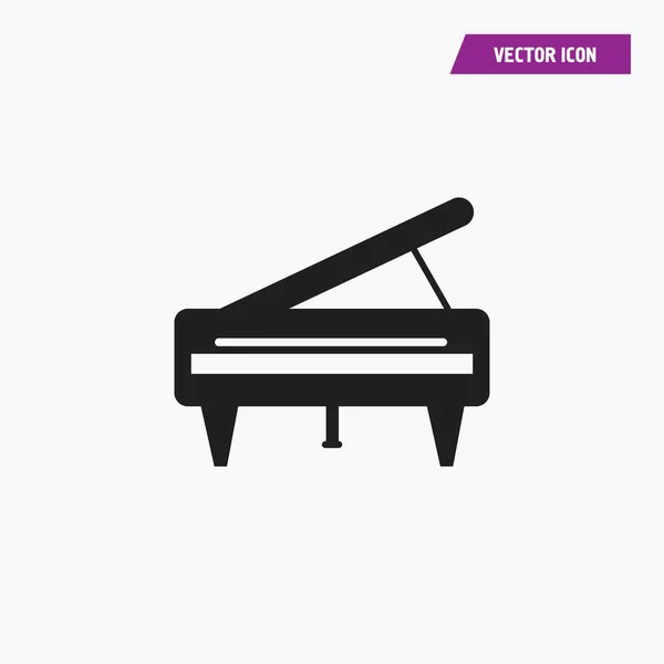 Piyano simgesi gösterimi izole edilmiş vektör işareti
