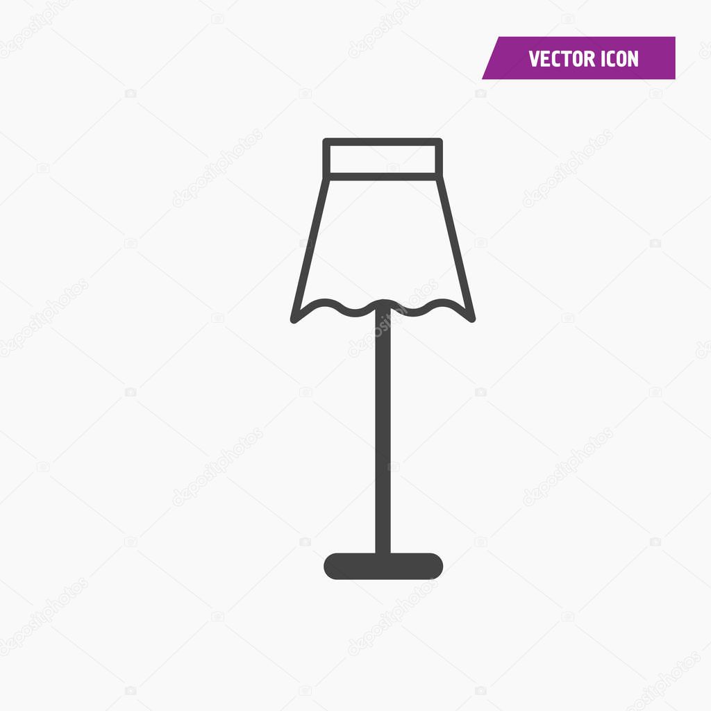 floor lamp icon illustration isolated vector sign symbol