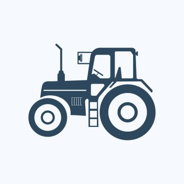 Traktör simgesi illüstrasyon izole vektör işareti simgesi