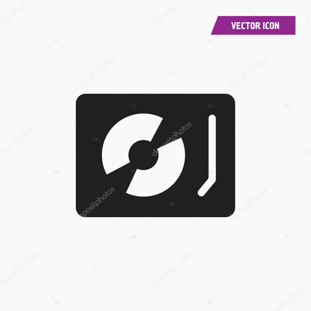 hard disc icon illustration isolated vector sign symbol