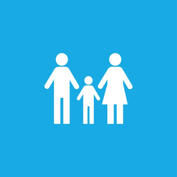 Gelukkig familie pictogram illustratie geïsoleerd vector teken symbool — Stockvector