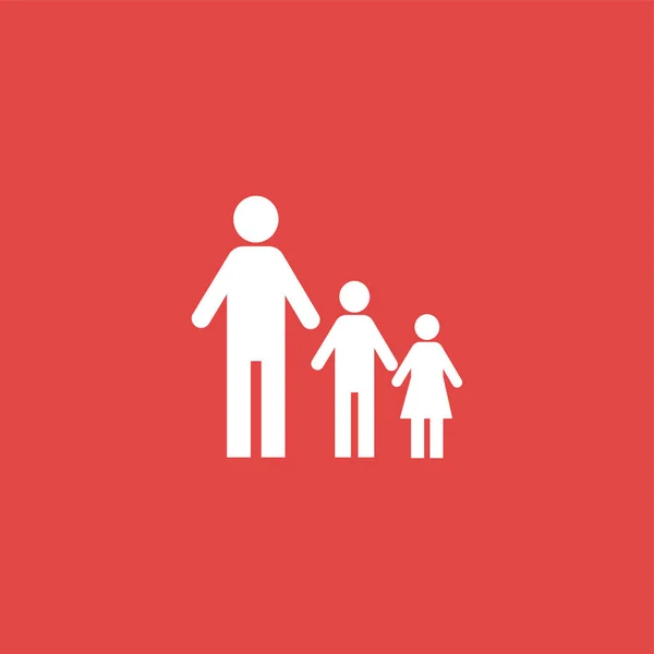 Happy famille icône illustration isolé vecteur signe symbole — Image vectorielle