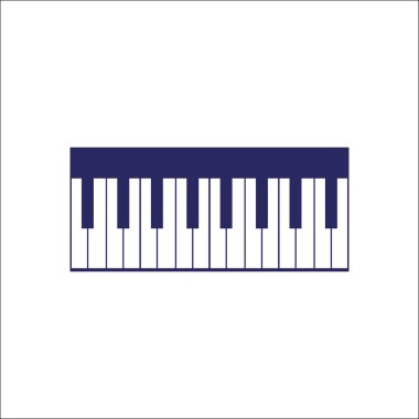 Pianino, piano keyboard icon . clipart