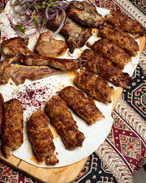 Sığır eti çeşitleri, lamba raf kebap.