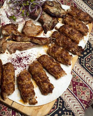 Sığır eti çeşitleri, lamba raf kebap.