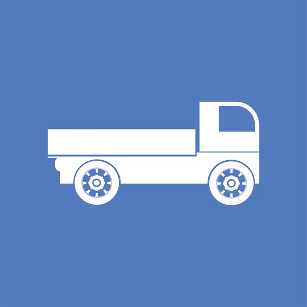 Kamion ikon illusztráció izolált vektor. — Stock Vector