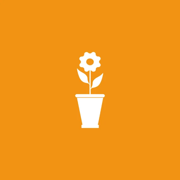 Flor icono ilustración vector aislado . — Vector de stock