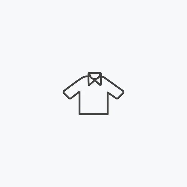 Coach shirt line icon vector. — Stockvector