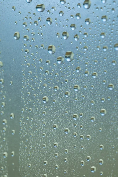 खिडकीवर पाऊस थेंब आणि स्टीम — स्टॉक फोटो, इमेज