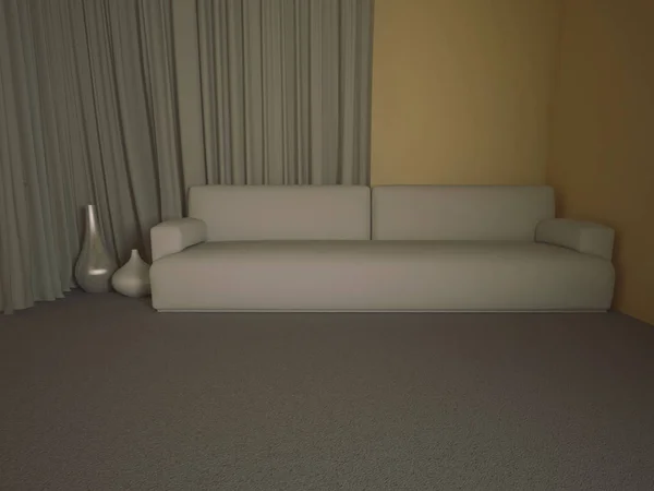 Sofa Room Rendering — Stock Photo, Image