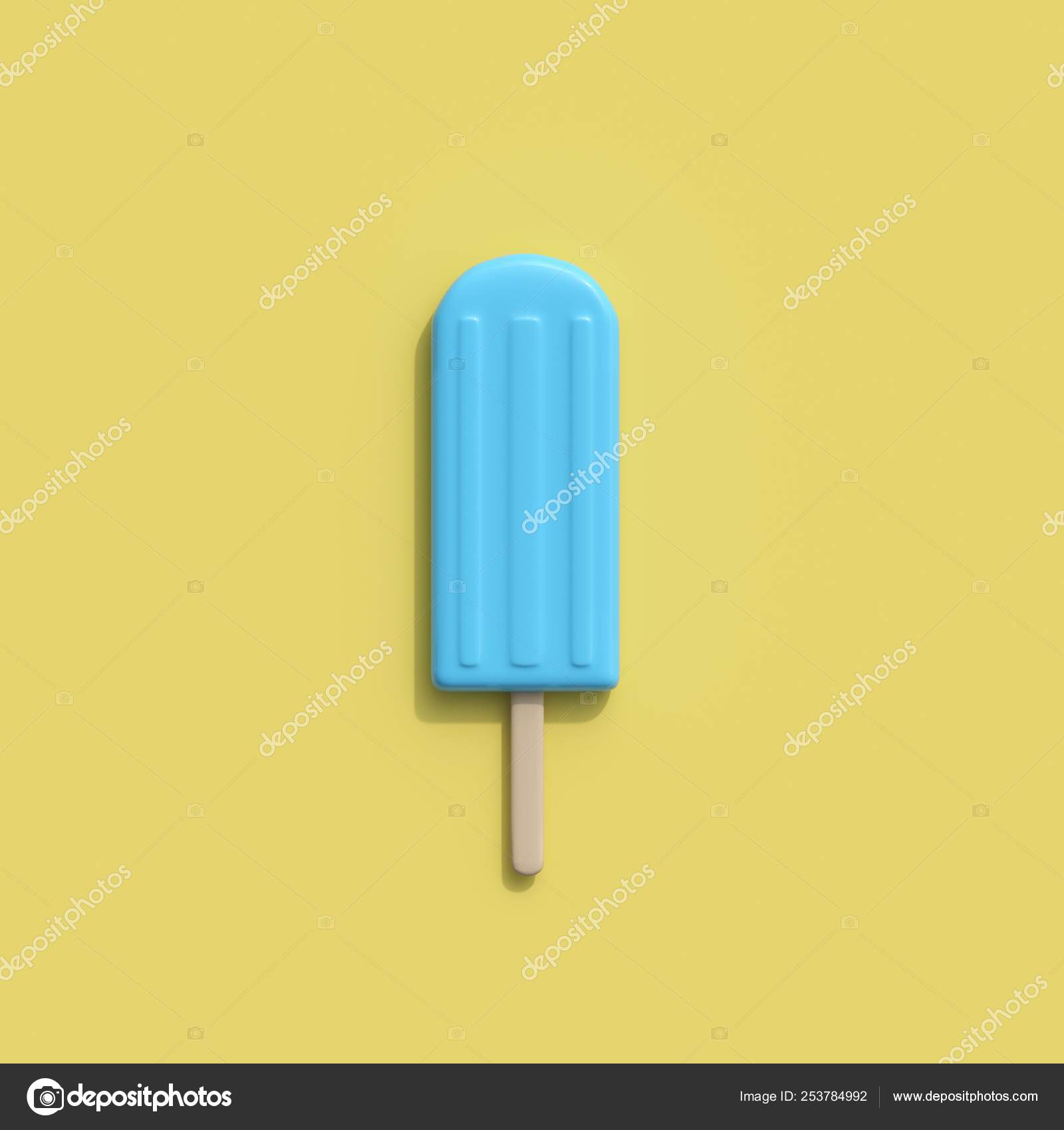 blue color ice cream