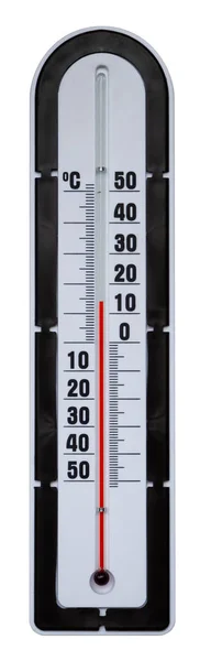 Geïsoleerde Celsius buiten thermometer — Stockfoto