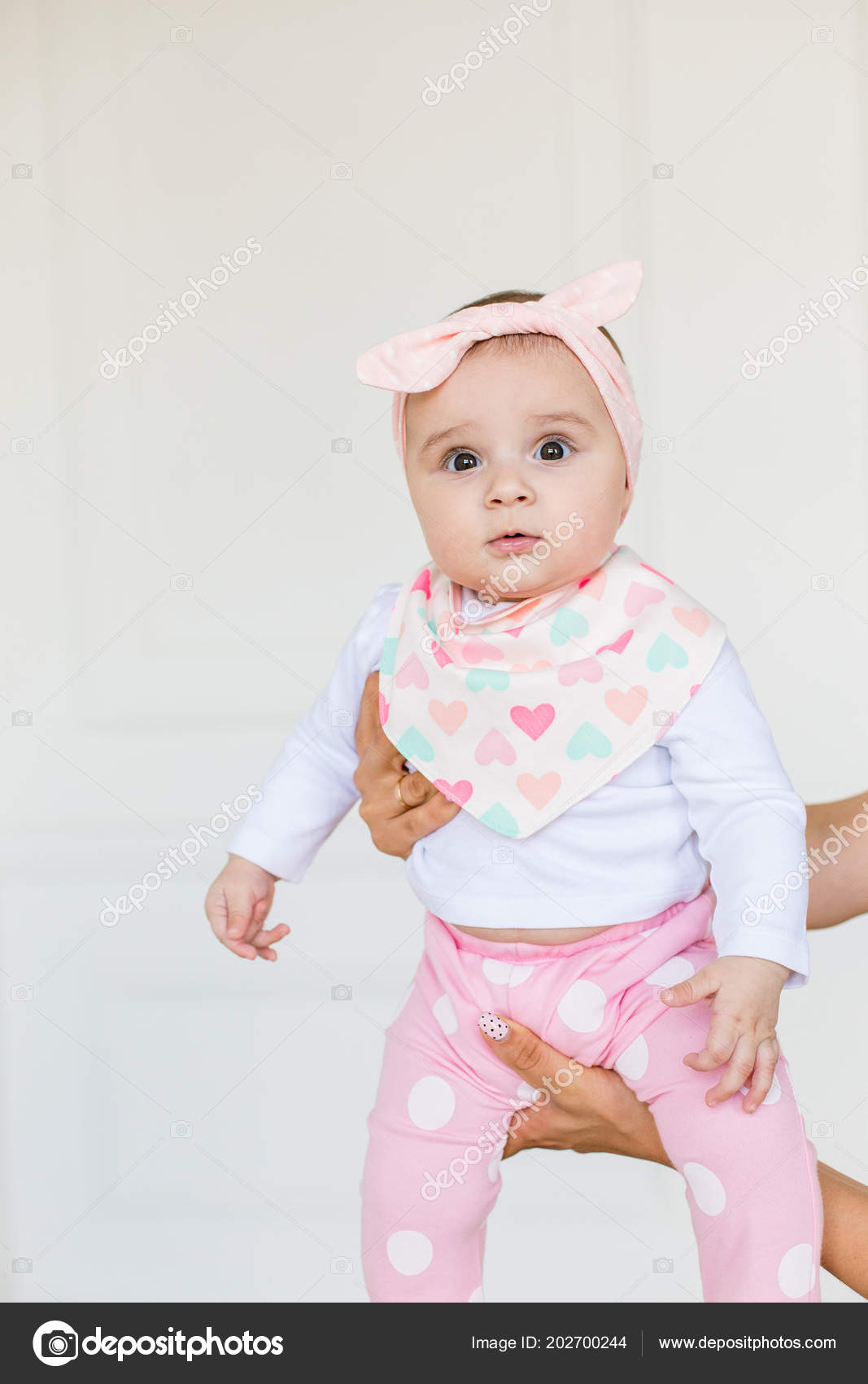 six month old baby girl