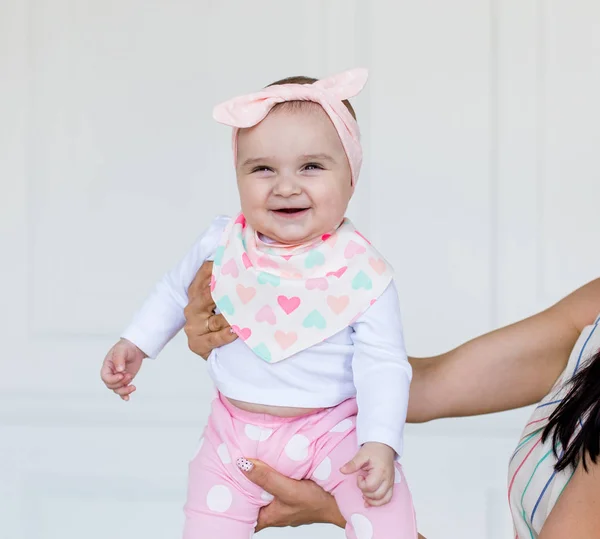 Bebé Sonriente Meses — Foto de Stock