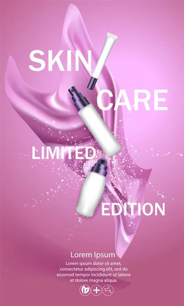 Beauty salon, cosmetic branding. Makeup, makeover, cosmetic, fashion design. Typographic trend design vector illustration