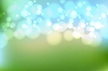 Yumuşak ışık arkaplan illüstrasyonlu soyut bokeh ışıkları