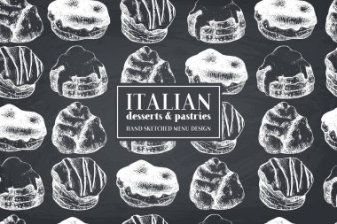 Grafik stili, vektör çizim tasarımında bigne hamur işleri