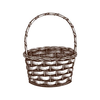 Mürekkep el un çizilmiş çanta